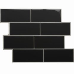 3D Self Adhesive Wall Tiles Grey 3D Gel Tile Model ALFIE701 Mosaic Wall Tiles