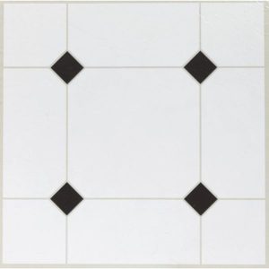 Diamond shaped self adhesive floor tiles