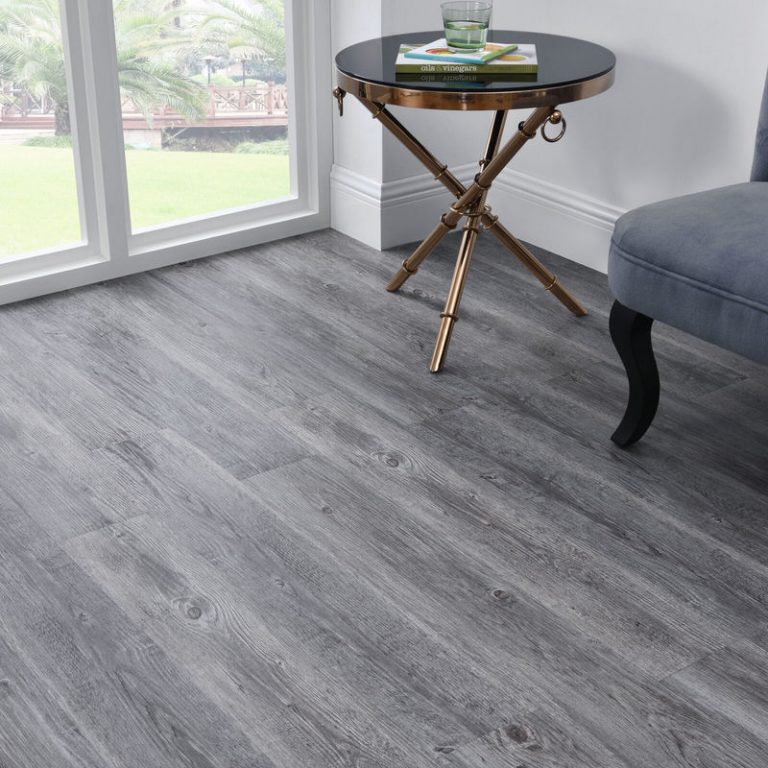 Selfadhesive Vinly floor Planks Oak Grey Matte ( Pack of 28) 4m²
