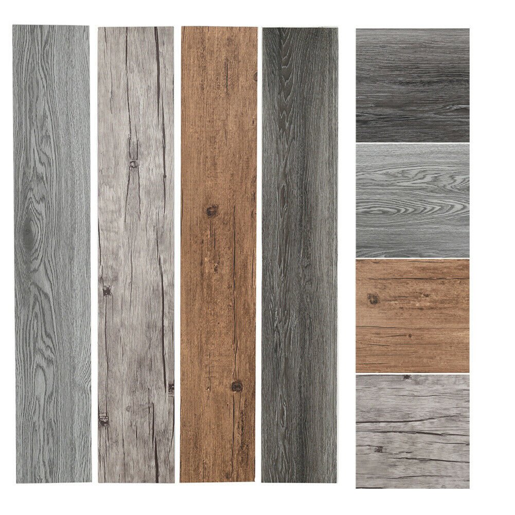 Self Adhesive Waterproof Vinyl Flooring Planks 36 Per Pack Self 