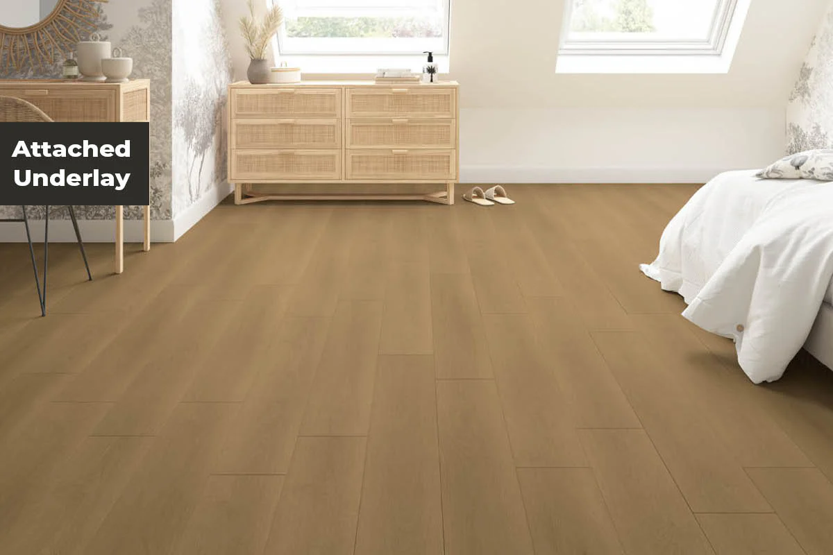 8mm Acoustic Laminate Light Sand Oak - Free Delivery