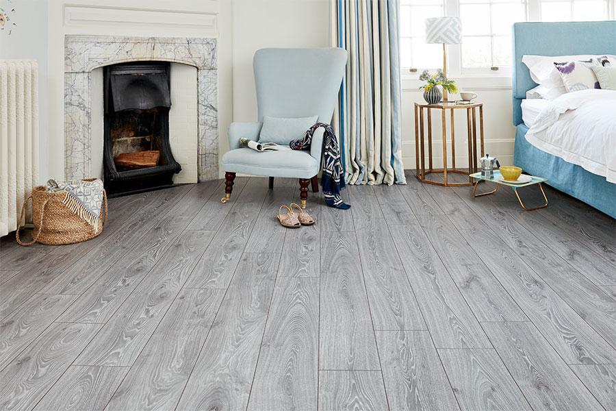 12mm Laminate Flooring Grey Oak - Free Delivery